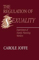 front cover of The Regulation of Sexuality