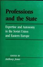 front cover of Professions And The State