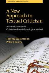 front cover of A New Approach to Textual Criticism
