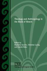 front cover of Theology and Anthropology in the Book of Sirach