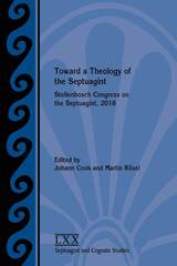 front cover of Toward a Theology of the Septuagint