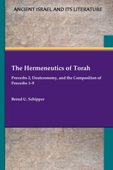 front cover of The Hermeneutics of Torah