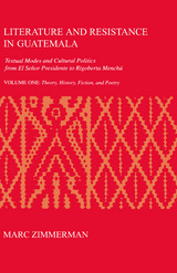 front cover of Literature and Resistance in Guatemala
