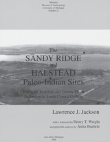 front cover of The Sandy Ridge and Halstead Paleo-Indian Sites