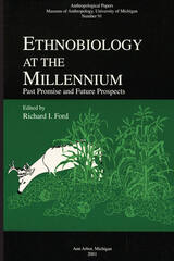 front cover of Ethnobiology at the Millennium
