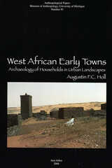 front cover of West African Early Towns