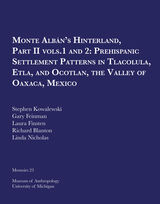 front cover of Monte Albán's Hinterland, Part II