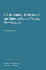 front cover of A Prehistoric Sequence in the Middle Pecos Valley, New Mexico