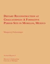 front cover of Dietary Reconstruction at Chalcatzingo