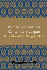 front cover of Political Leadership in Contemporary Japan