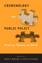 front cover of Criminology and Public Policy