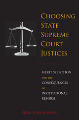 front cover of Choosing State Supreme Court Justices