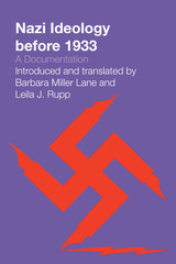 front cover of Nazi Ideology before 1933