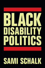 front cover of Black Disability Politics