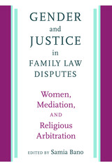 front cover of Gender and Justice in Family Law Disputes