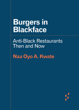 front cover of Burgers in Blackface