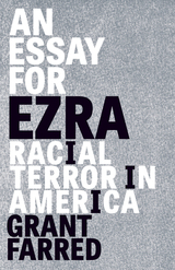 front cover of An Essay for Ezra