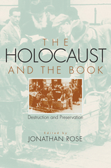 front cover of The Holocaust and the Book