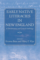 front cover of Early Native Literacies in New England