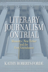 front cover of Literary Journalism on Trial