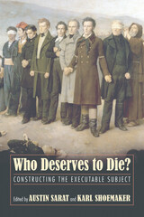 front cover of Who Deserves to Die?