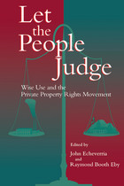 front cover of Let the People Judge