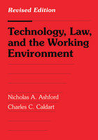 front cover of Technology, Law, and the Working Environment