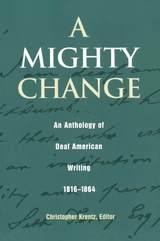 front cover of A Mighty Change