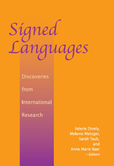 front cover of Signed Languages
