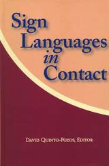 front cover of Sign Languages in Contact