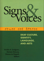 front cover of Signs and Voices