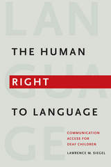 front cover of The Human Right to Language