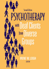 front cover of Psychotherapy with Deaf Clients from Diverse Groups