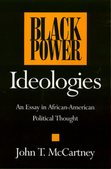 front cover of Black Power Ideologies