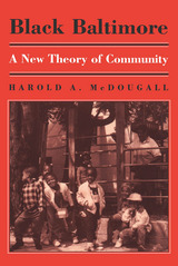 front cover of Black Baltimore