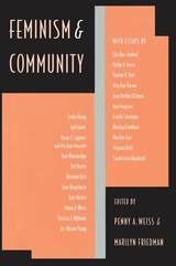 front cover of Feminism and Community
