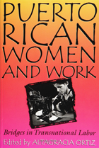 front cover of Puerto Rican Women and Work