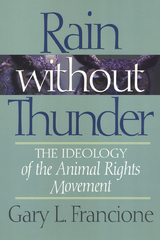 front cover of Rain Without Thunder