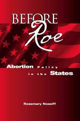 front cover of Before Roe