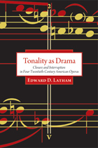 front cover of Tonality as Drama