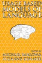 front cover of Usage Based Models of Language