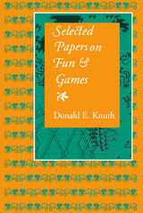 front cover of Selected Papers on Fun and Games