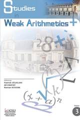 front cover of Studies in Weak Arithmetics, Volume 3