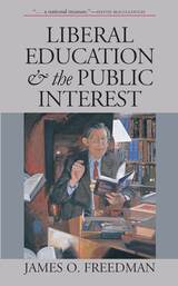front cover of Liberal Education Public Interest