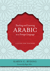front cover of Teaching and Learning Arabic as a Foreign Language