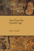 front cover of Texts from the Pyramid Age