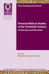 front cover of Feminist Biblical Studies in the Twentieth Century