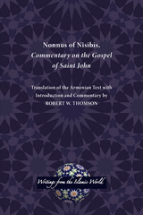 front cover of Nonnus of Nisibis, Commentary on the Gospel of Saint John