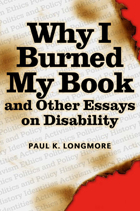 front cover of Why I Burned My Book