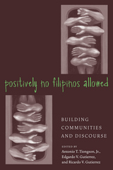 front cover of Positively No Filipinos Allowed